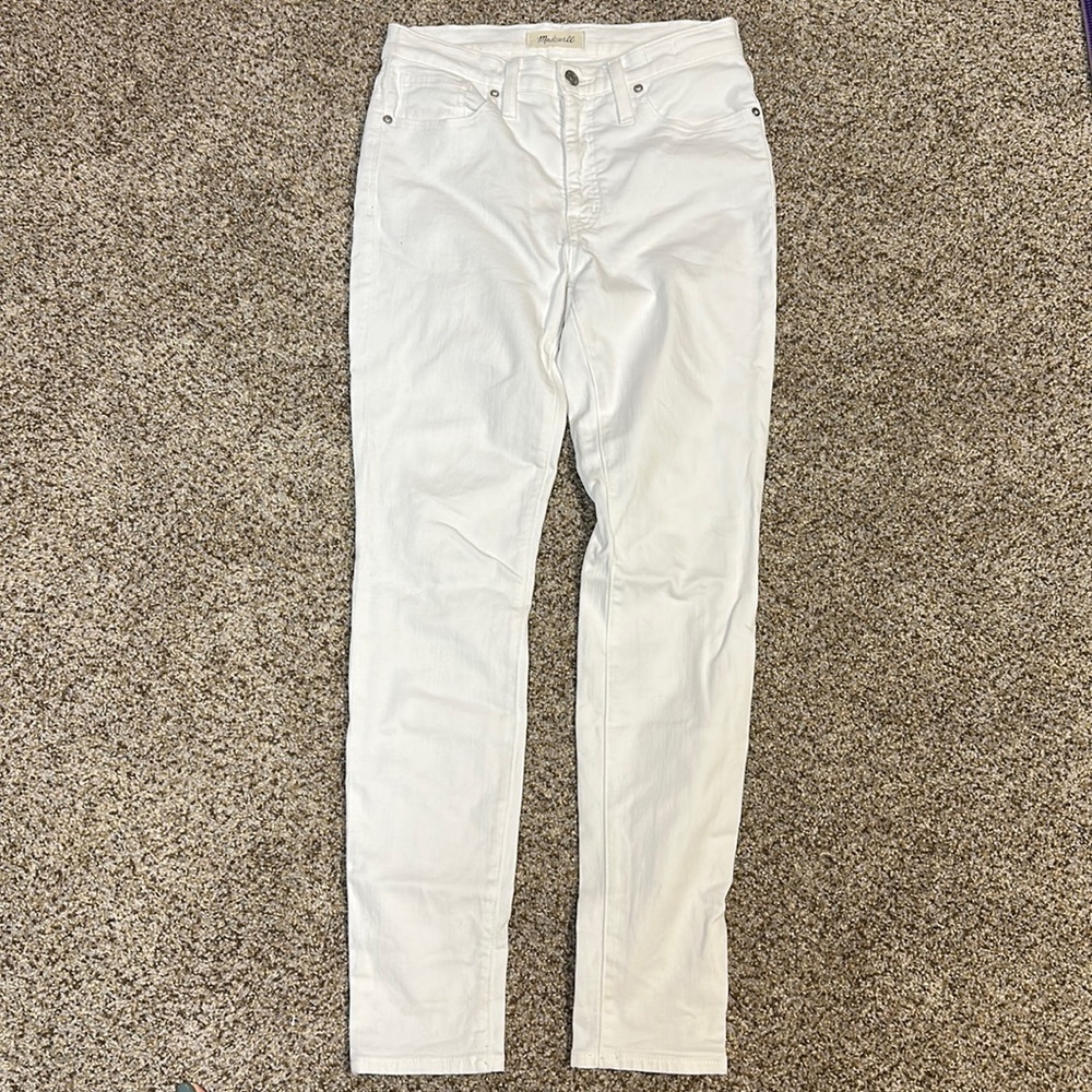 Madewell white jeans